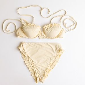 Dippin daisy yellow swimsuit